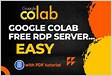Free google colab rdp how to get free rdp 2023